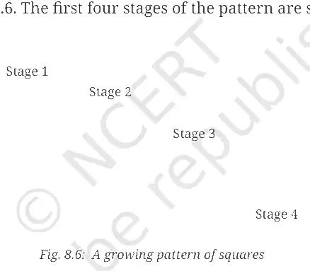 Ganita Manjari Class 9 Maths, Predicting What Comes Next: Exploring Sequences and Progressions — diagram for this question